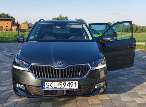 śląskie Skoda Fabia cena 49500 przebieg: 28000, rok produkcji 2019 z Krzepice